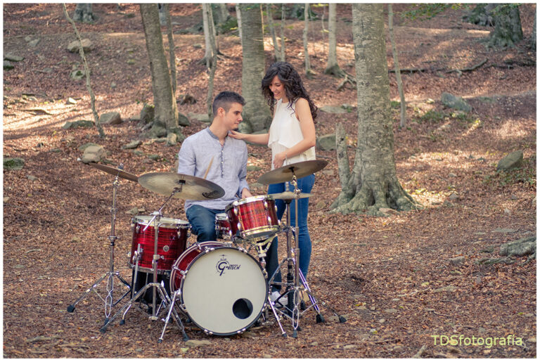 Fotografía de preboda en el Montseny.