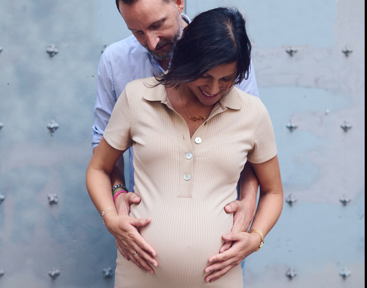 Fotografía de embarazo. Helena y Mehdi