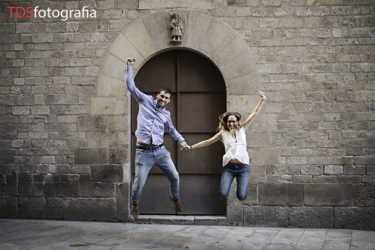 Fotografía de preboda en el Born